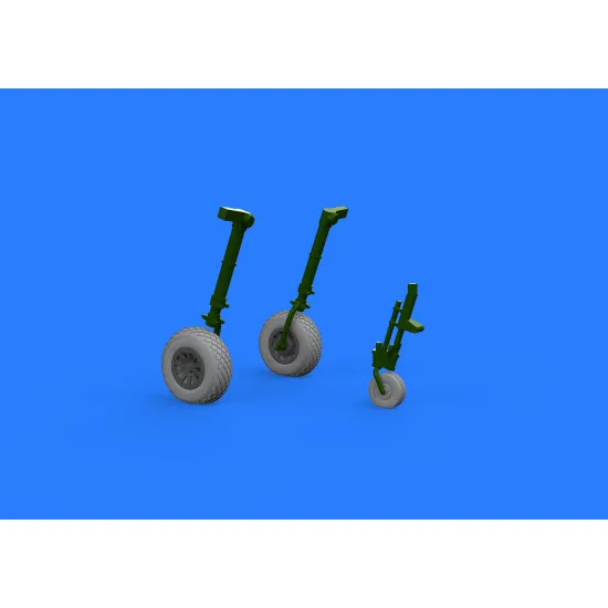 Eduard 632116 1/32 P-51D wheels Brassin for Aircraft