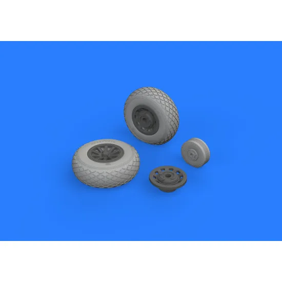 Eduard 632116 1/32 P-51D wheels Brassin for Aircraft