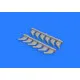 Eduard 632118 1/32 P-51D exhaust stacks Brassin for Aircraft