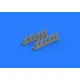 Eduard 632118 1/32 P-51D exhaust stacks Brassin for Aircraft