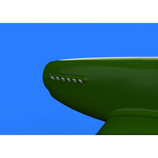 Eduard 632118 1/32 P-51D exhaust stacks Brassin for Aircraft