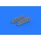 Eduard 632118 1/32 P-51D exhaust stacks Brassin for Aircraft