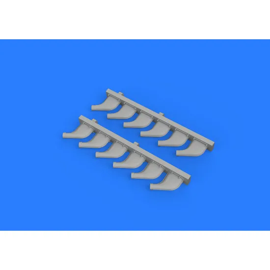 Eduard 632118 1/32 P-51D exhaust stacks Brassin for Aircraft