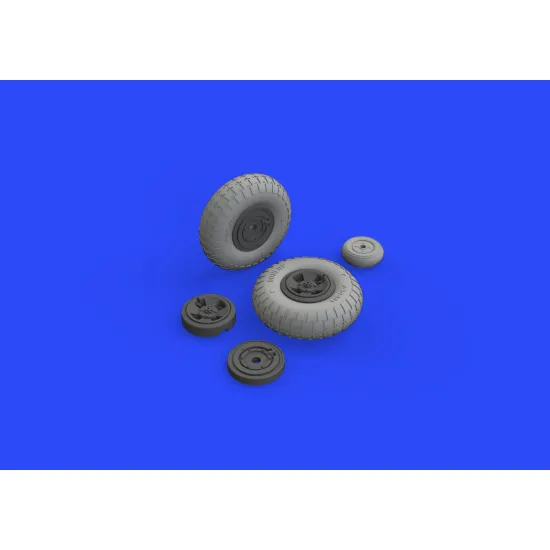 Eduard 632130 1/32 Spitfire Mk.IX wheels 4spoke w/pattern Brassin for Aircraft