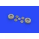 Eduard 632130 1/32 Spitfire Mk.IX wheels 4spoke w/pattern Brassin for Aircraft