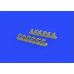 Eduard 632135 1/32 P-40E exhaust stacks Brassin for Aircraft
