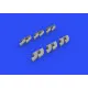 Eduard 632139 1/32 P-40 exhaust stacks fishtail Brassin for Aircraft