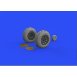 Eduard 632143 1/32 P-40N wheels Brassin for Aircraft
