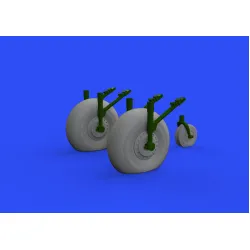 Eduard 632144 1/32 Lancaster wheels Brassin for Aircraft