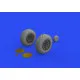 Eduard 632160 1/32 P-40E wheels Brassin for Aircraft