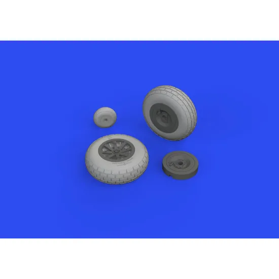 Eduard 632160 1/32 P-40E wheels Brassin for Aircraft