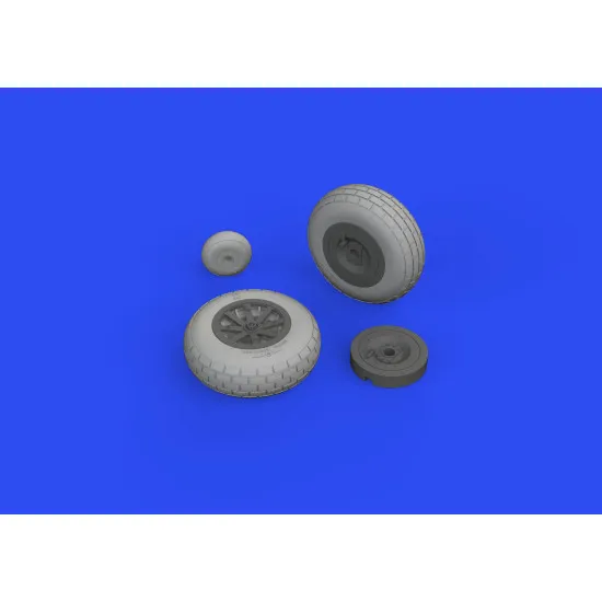 Eduard 632160 1/32 P-40E wheels Brassin for Aircraft