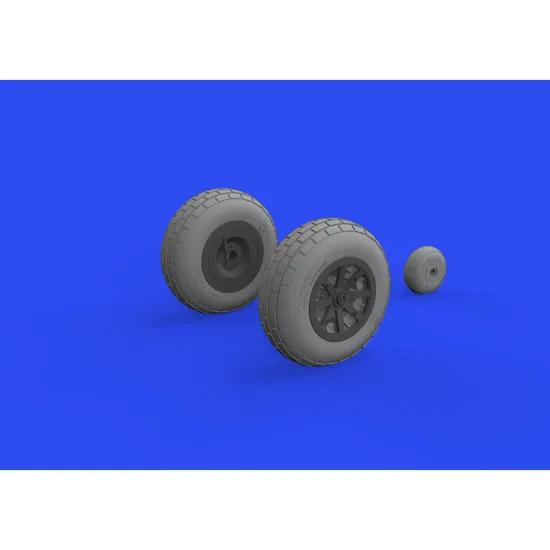 Eduard 632160 1/32 P-40E wheels Brassin for Aircraft