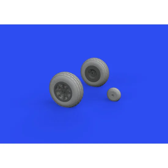 Eduard 632160 1/32 P-40E wheels Brassin for Aircraft