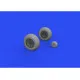 Eduard 632160 1/32 P-40E wheels Brassin for Aircraft