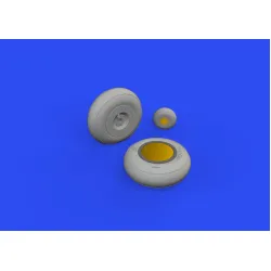 Eduard 632180 1/32 Hawk 81-A2 wheels Brassin for Aircraft