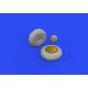 Eduard 632180 1/32 Hawk 81-A2 wheels Brassin for Aircraft