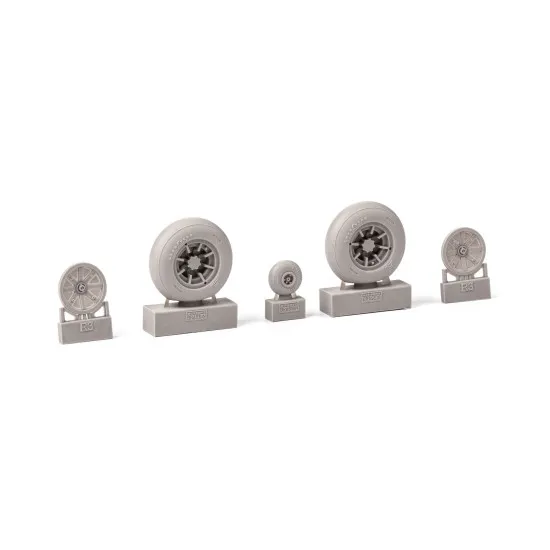 Eduard 632180 1/32 Hawk 81-A2 wheels Brassin for Aircraft