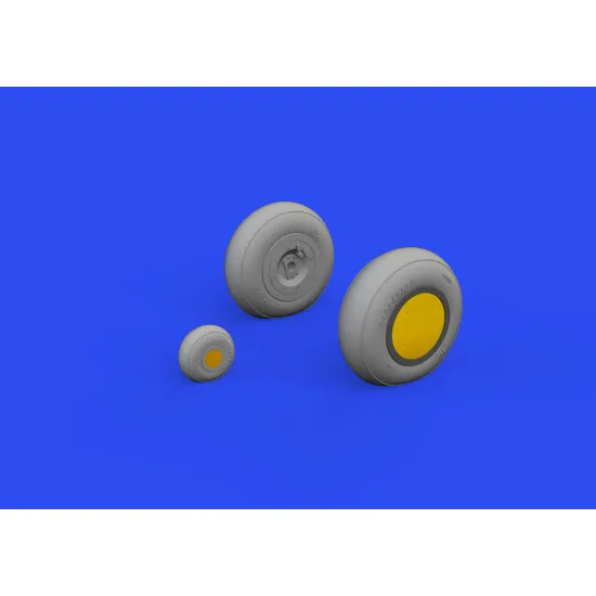 Eduard 632180 1/32 Hawk 81-A2 wheels Brassin for Aircraft