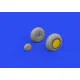 Eduard 632180 1/32 Hawk 81-A2 wheels Brassin for Aircraft