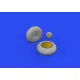 Eduard 632180 1/32 Hawk 81-A2 wheels Brassin for Aircraft