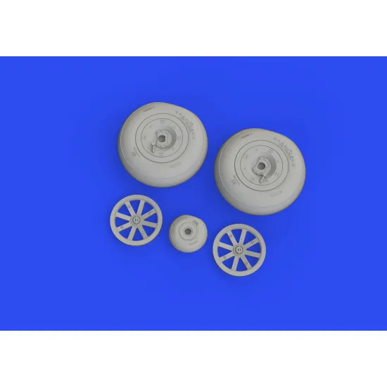 Eduard 632180 1/32 Hawk 81-A2 wheels Brassin for Aircraft
