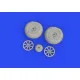 Eduard 632180 1/32 Hawk 81-A2 wheels Brassin for Aircraft