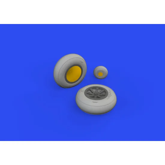 Eduard 632180 1/32 Hawk 81-A2 wheels Brassin for Aircraft