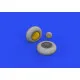 Eduard 632180 1/32 Hawk 81-A2 wheels Brassin for Aircraft