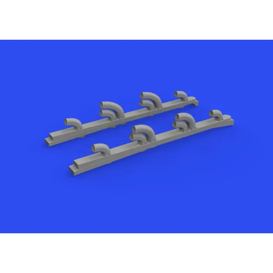 Eduard 632182 1/32 Yak-9T exhaust stacks PRINT Brassin for Aircraft
