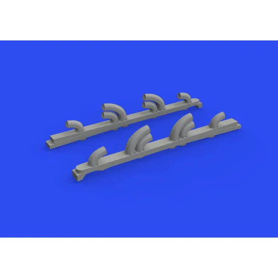 Eduard 632182 1/32 Yak-9T exhaust stacks PRINT Brassin for Aircraft