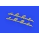 Eduard 632182 1/32 Yak-9T exhaust stacks PRINT Brassin for Aircraft