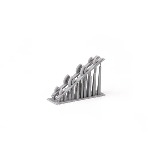 Eduard 632182 1/32 Yak-9T exhaust stacks PRINT Brassin for Aircraft