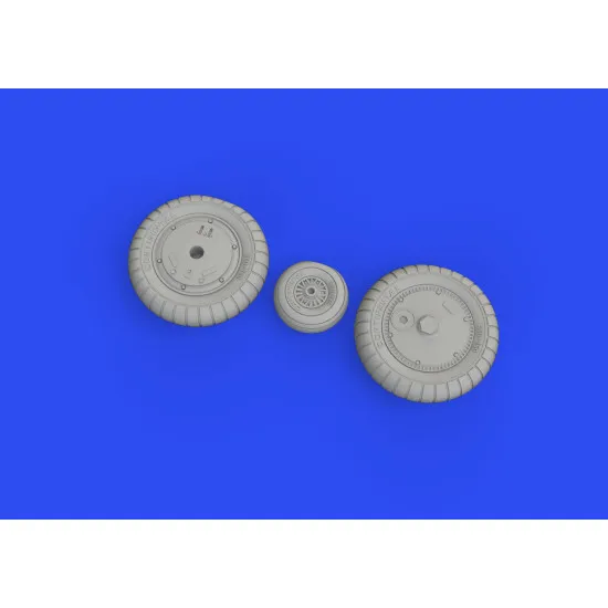 Eduard 632183 1/32 Bf 109G-4 wheels Brassin for Aircraft