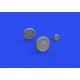 Eduard 632183 1/32 Bf 109G-4 wheels Brassin for Aircraft