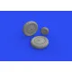 Eduard 632183 1/32 Bf 109G-4 wheels Brassin for Aircraft