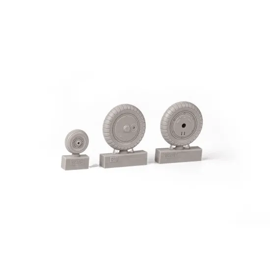 Eduard 632183 1/32 Bf 109G-4 wheels Brassin for Aircraft