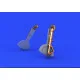Eduard 632185 1/32 Bf 109G-2/4 undercarriage legs BRONZE Brassin for Aircraft