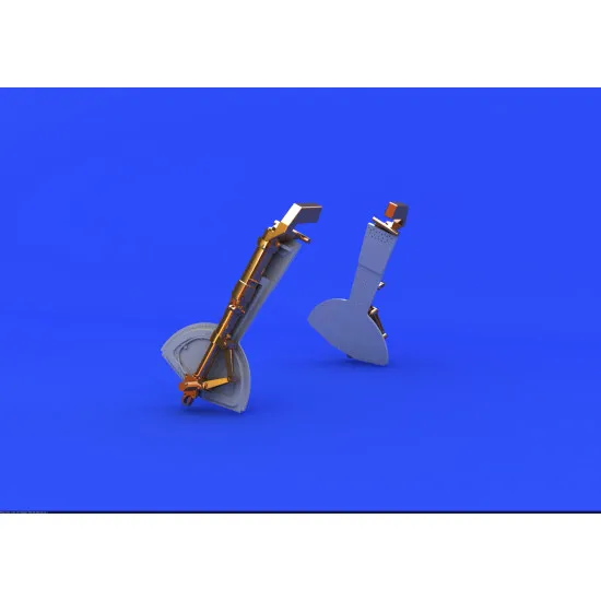 Eduard 632185 1/32 Bf 109G-2/4 undercarriage legs BRONZE Brassin for Aircraft