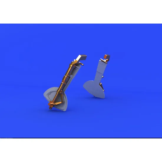Eduard 632185 1/32 Bf 109G-2/4 undercarriage legs BRONZE Brassin for Aircraft
