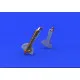 Eduard 632185 1/32 Bf 109G-2/4 undercarriage legs BRONZE Brassin for Aircraft