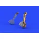 Eduard 632185 1/32 Bf 109G-2/4 undercarriage legs BRONZE Brassin for Aircraft