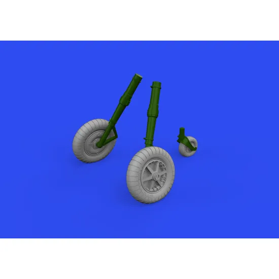 Eduard 632186 1/32 Bf 109G-2 wheels Brassin for Aircraft