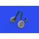 Eduard 632186 1/32 Bf 109G-2 wheels Brassin for Aircraft