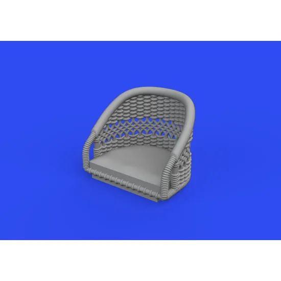 Eduard 632187 1/32 Sopwith Camel seat PRINT Brassin for Aircraft