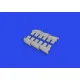 Eduard 632188 1/32 Hurricane Mk.II exhaust rounded PRINT Brassin for Aircraft
