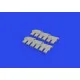 Eduard 632188 1/32 Hurricane Mk.II exhaust rounded PRINT Brassin for Aircraft