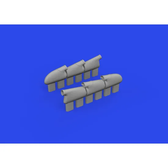 Eduard 632188 1/32 Hurricane Mk.II exhaust rounded PRINT Brassin for Aircraft