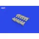 Eduard 632189 1/32 Hurricane Mk.II exhaust fishtail PRINT Brassin for Aircraft