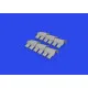 Eduard 632189 1/32 Hurricane Mk.II exhaust fishtail PRINT Brassin for Aircraft